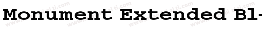 Monument Extended Bl字体转换
